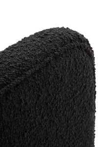 Ozzero Black Boucle Curved Armchair