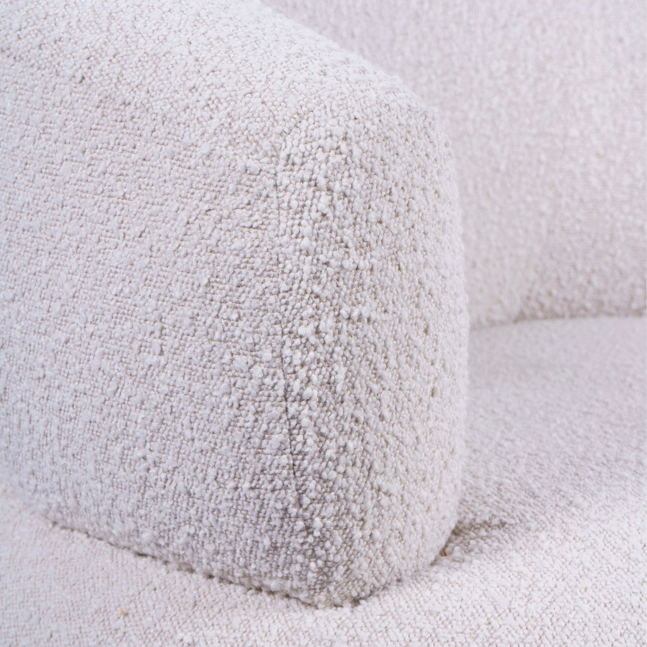 Luna Occasional Chair in Boucle Cream