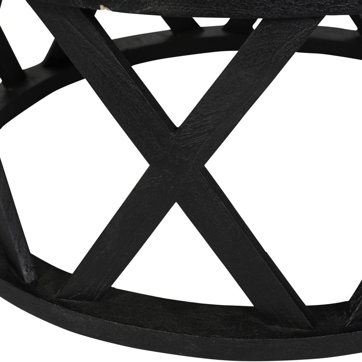 CALI SOLID WOODEN COFFEE TABLE IN BLACK