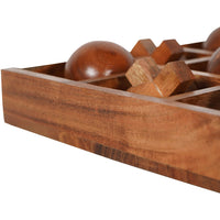 Belben Wooden Noughts and Crosses Game