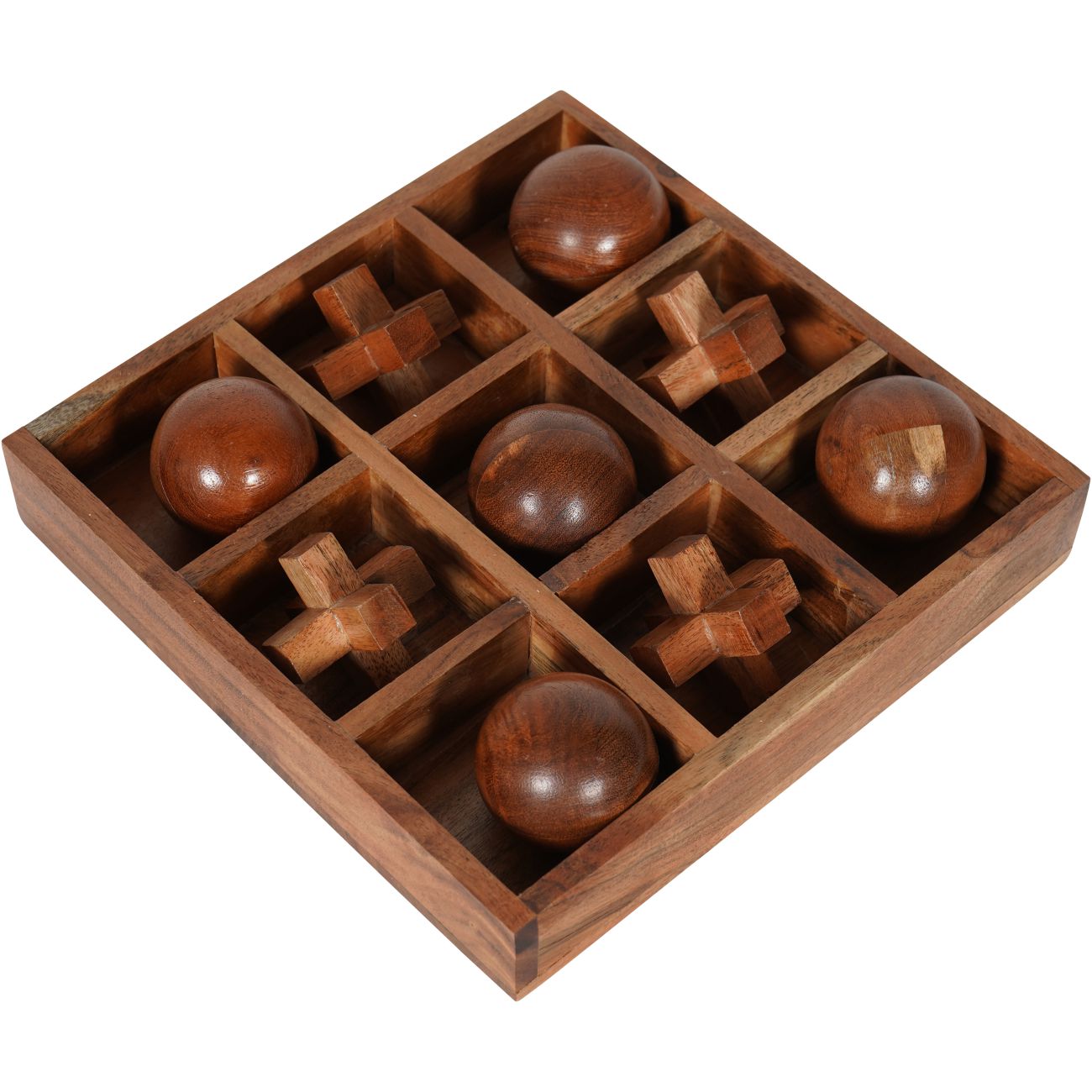 Belben Wooden Noughts and Crosses Game