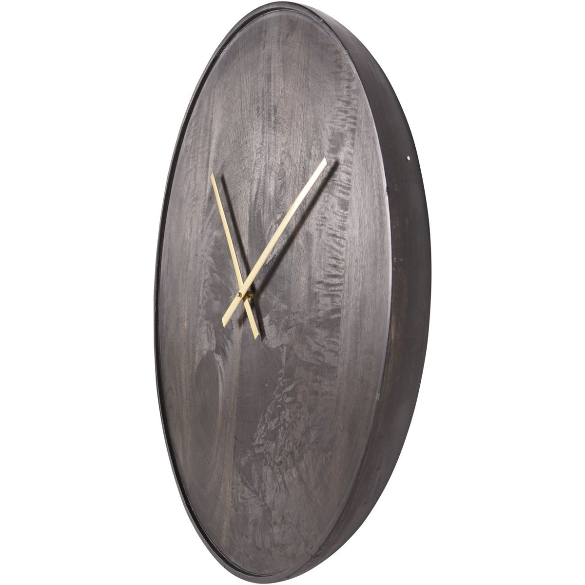 Mango Wood Bowl Wall Clock 56cm