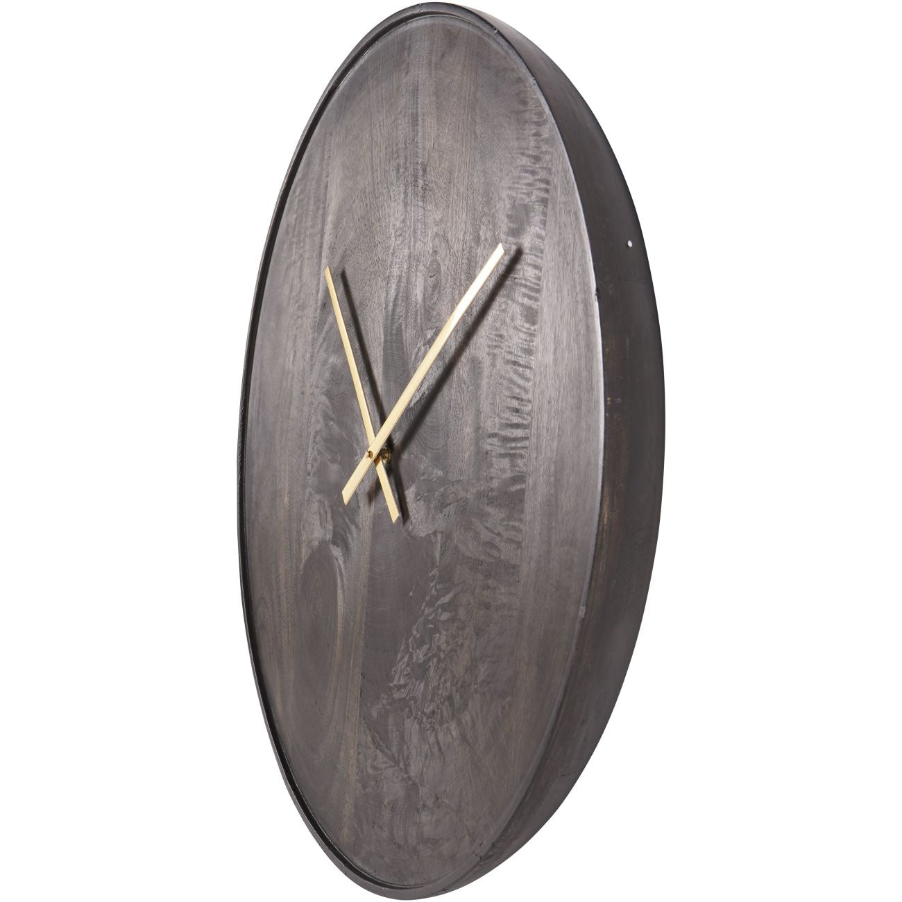 Mango Wood Bowl Wall Clock 56cm