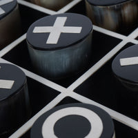 Hanson Horn Inlay Noughts and Crosses Set