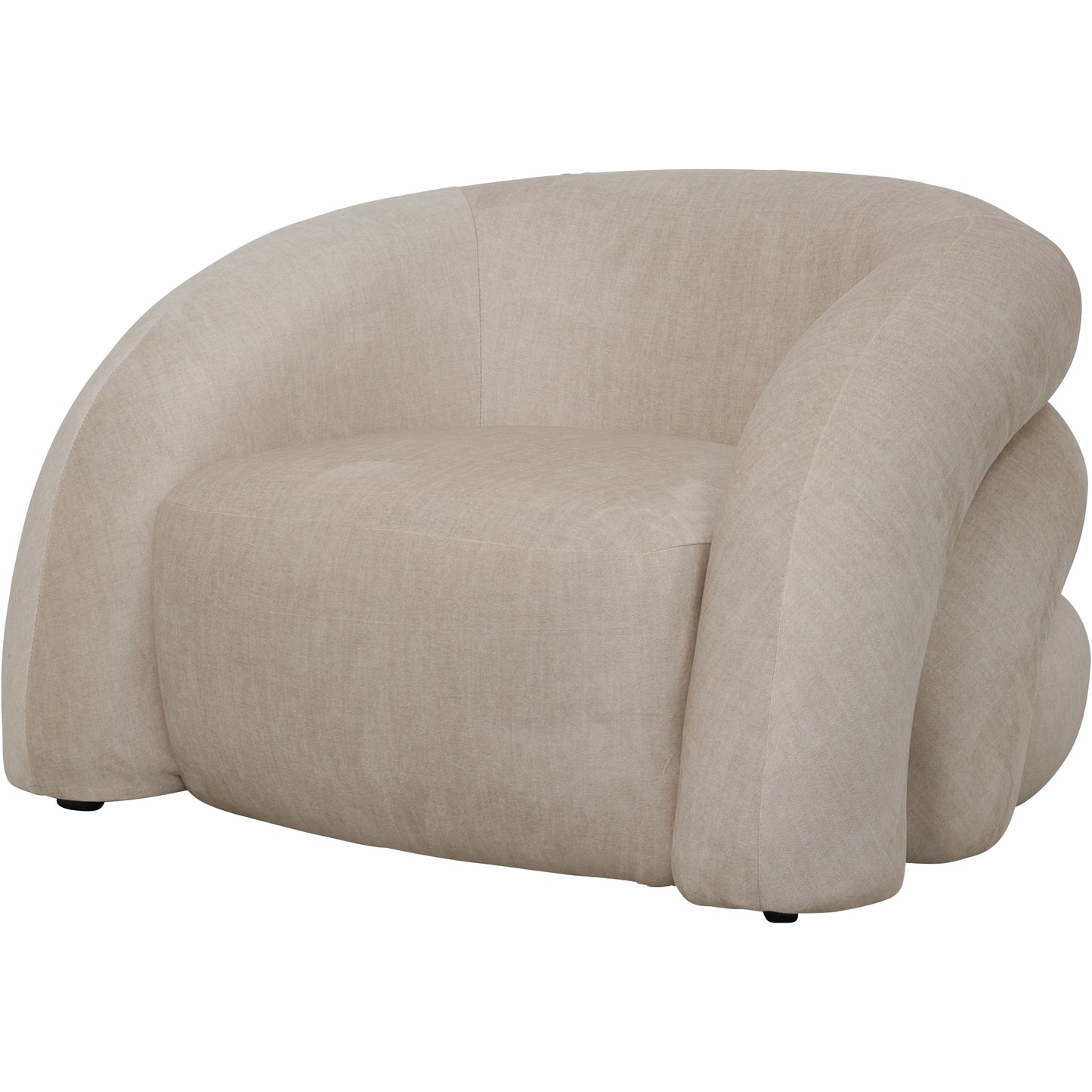 Casa Curved Snug Chair Cream
