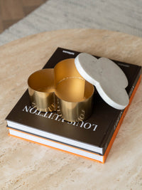 Genoa Steel Box with Marble Lid