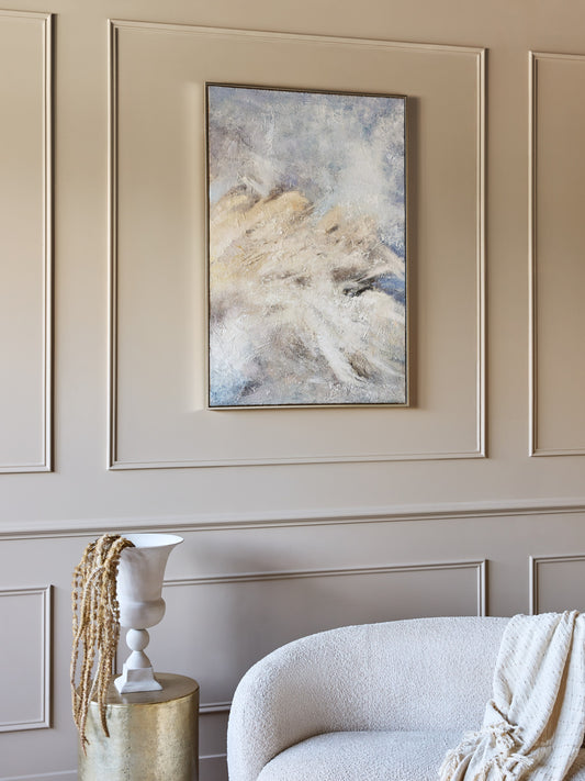 Windswept Heavy Textured Framed Canvas Wall Art 80x120cm