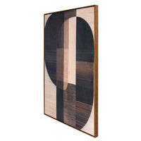Forma Textured Framed Canvas Wall Art 80x120cm