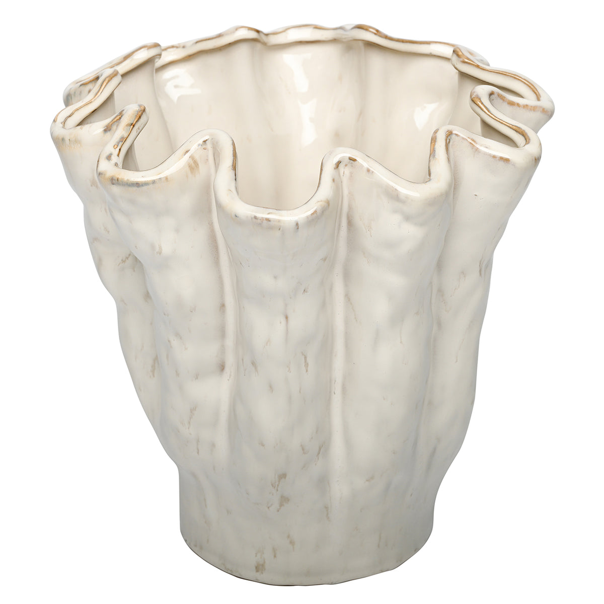 CORALIE GLAZED VASE MEDIUM