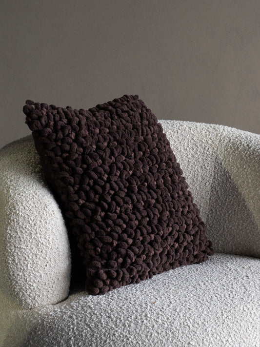 Lucan Cushion Dark Brown 45x45cm
