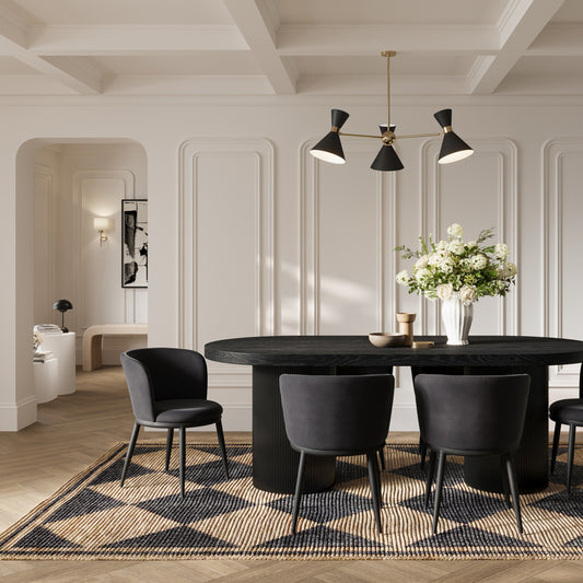 Nova Black Dining Chair (set of 2)