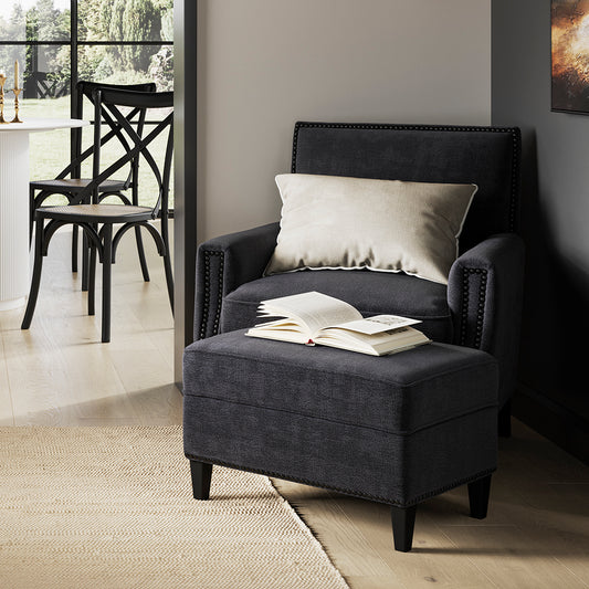 ATTICUS ANTHRACITE CHAIR
