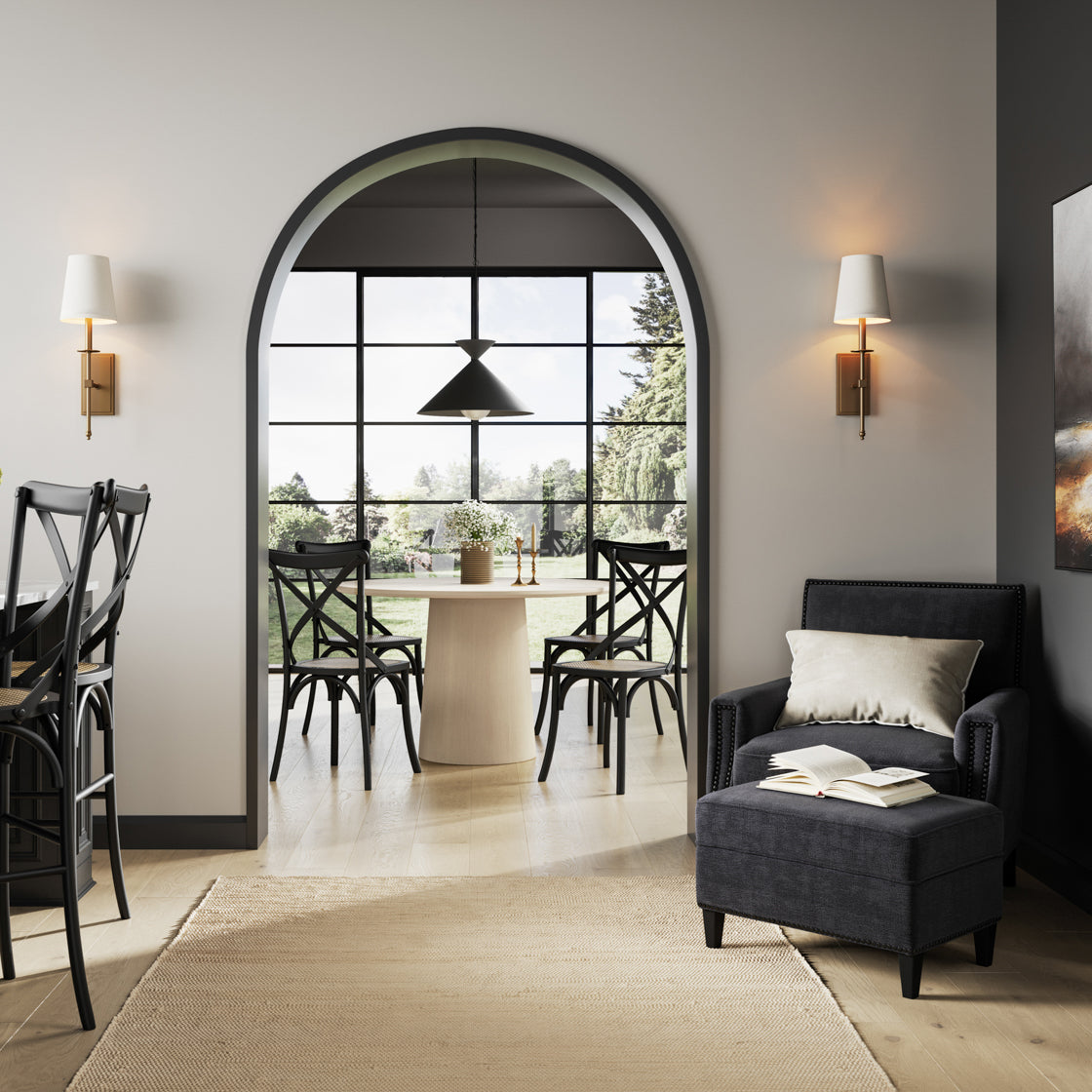 ATTICUS ANTHRACITE CHAIR