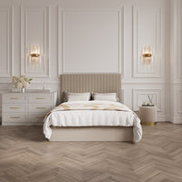 Berlin Beige Tall Double Bed (4 sizes)