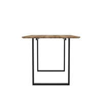 Antibes Russet & Black Dining Table