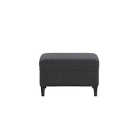 ATTICUS ANTHRACITE FOOTSTOOL