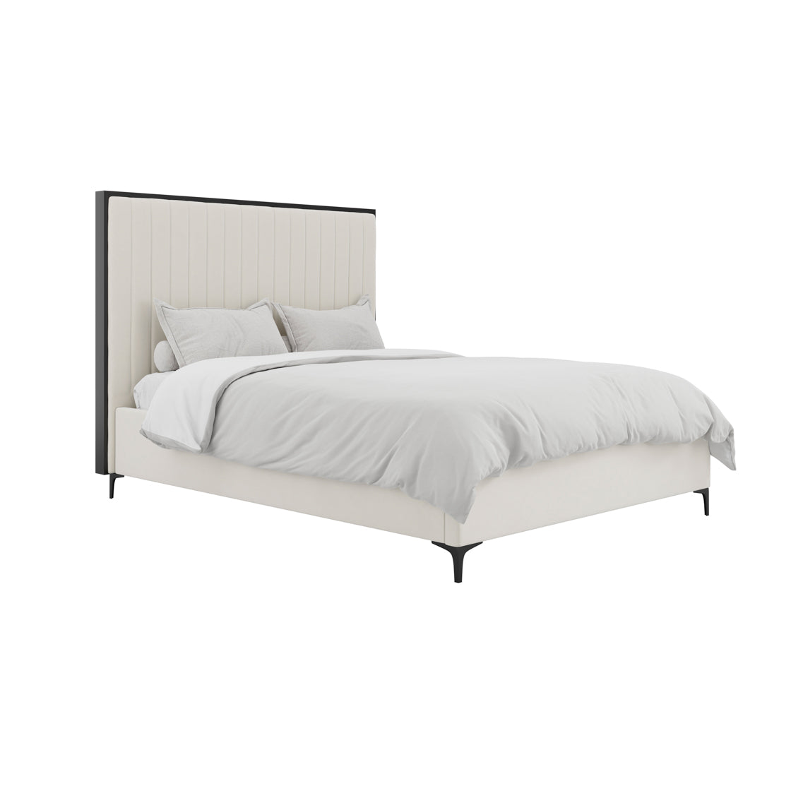 Berkeley Cream Bed (3 sizes)