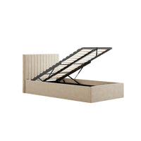 Berlin Beige Single Bed (4 sizes)