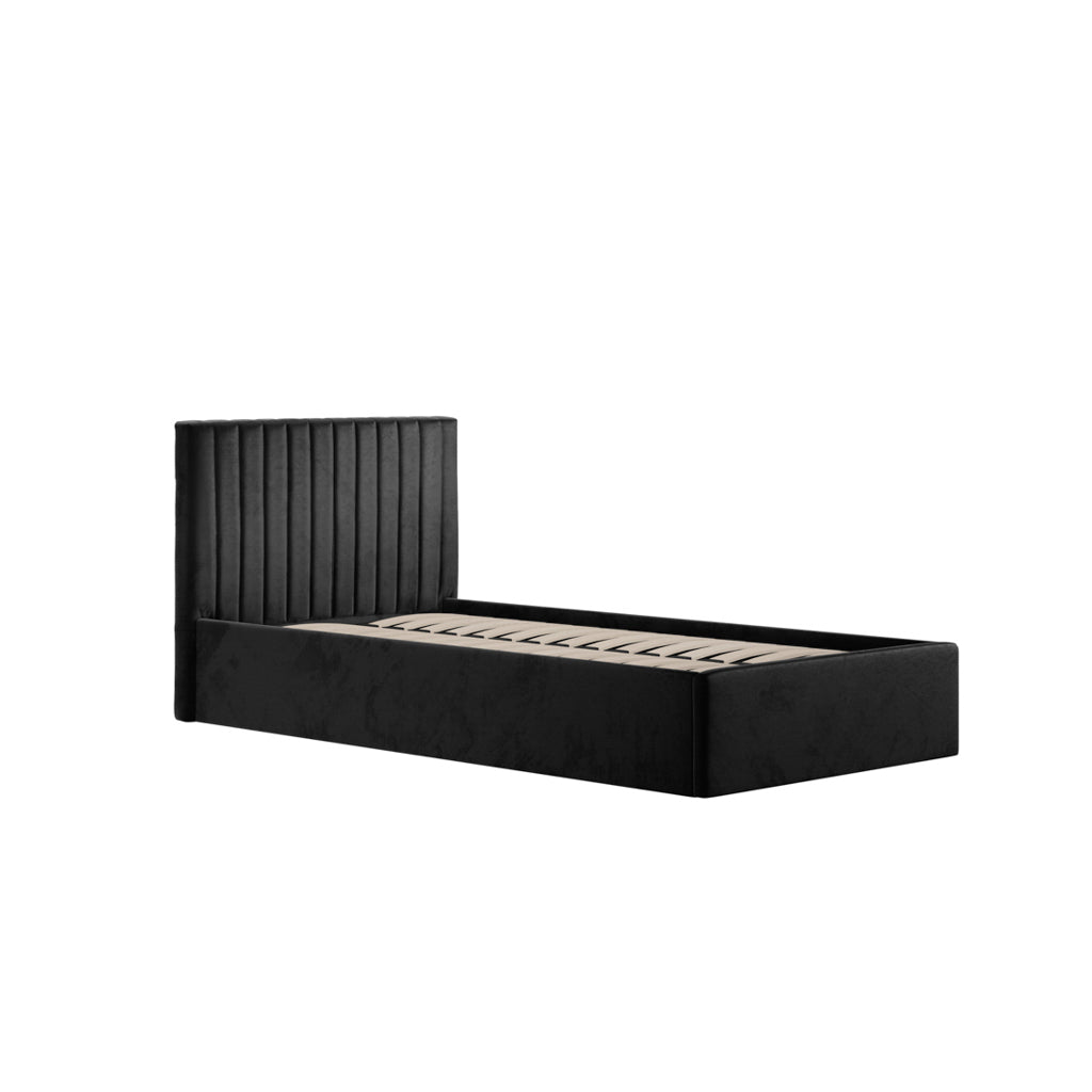 Berlin Black Single Bed (4 sizes)