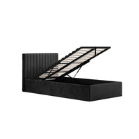 Berlin Black Single Bed (4 sizes)