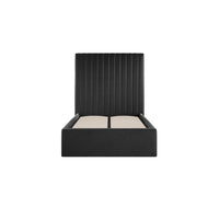 Berlin Black Tall Single Bed (4 sizes)
