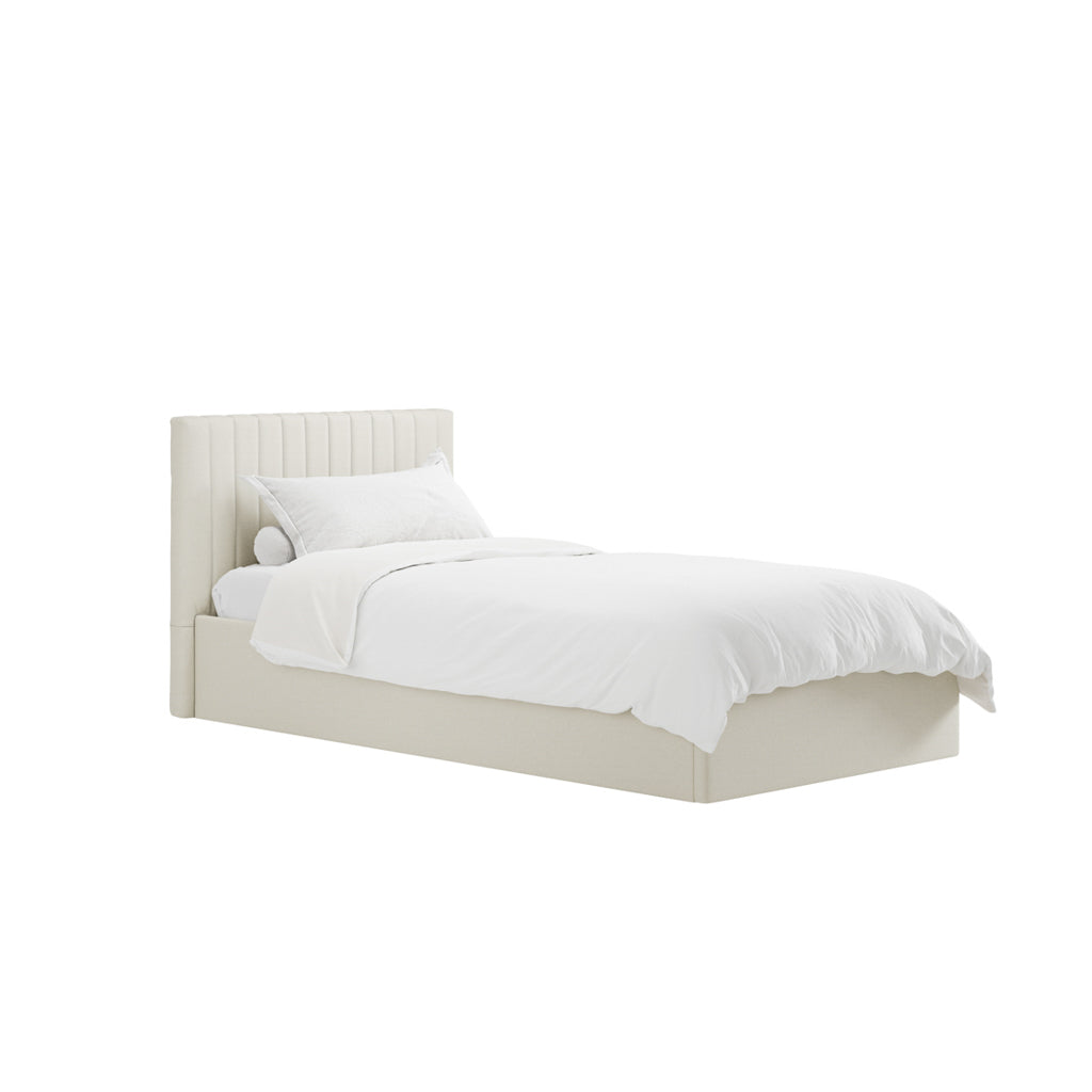 Berlin Milk Single Bed (4 sizes)