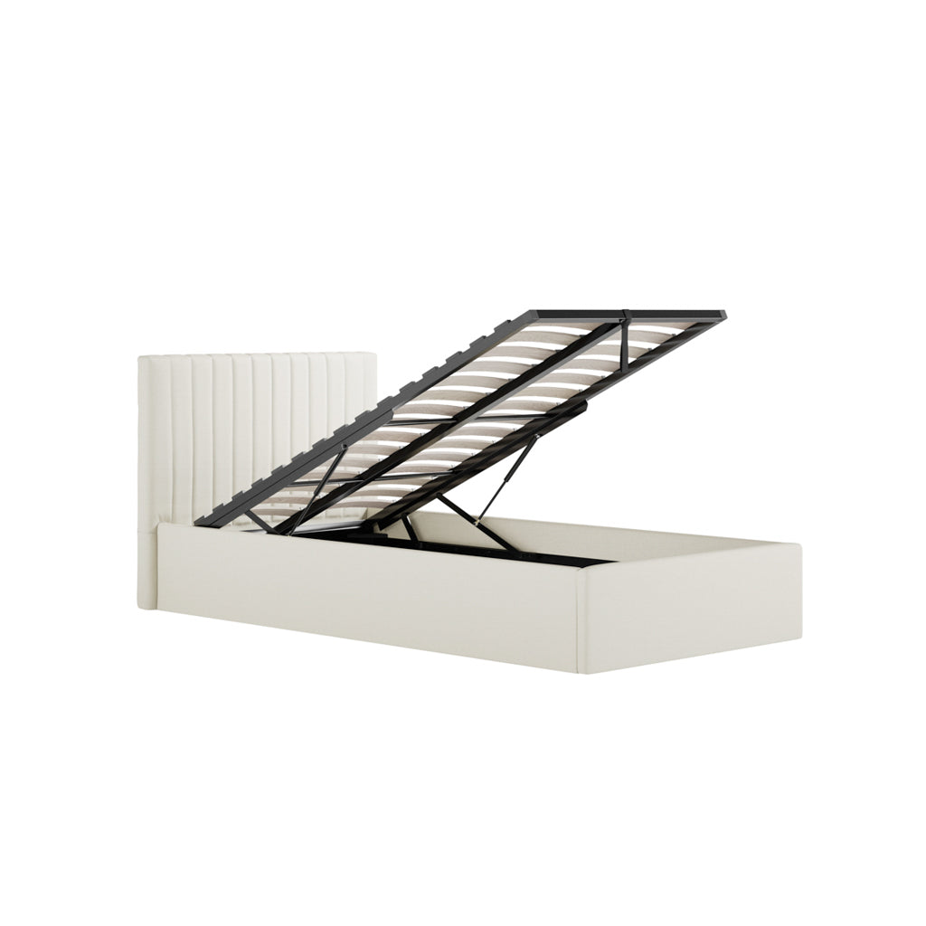 Berlin Milk Single Bed (4 sizes)