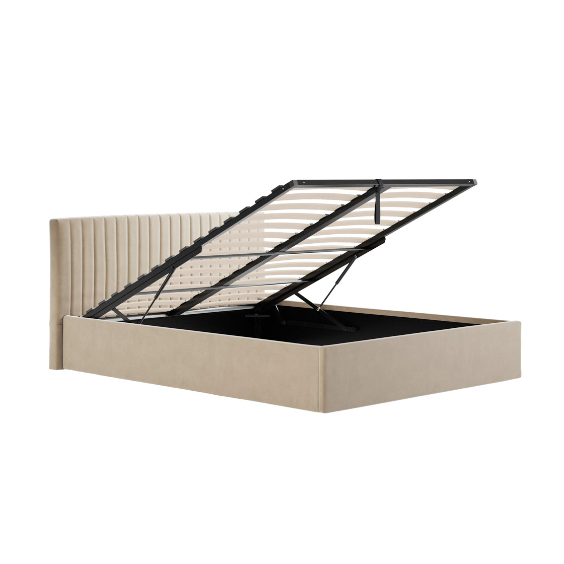 Berlin Beige Double Bed (4 sizes)