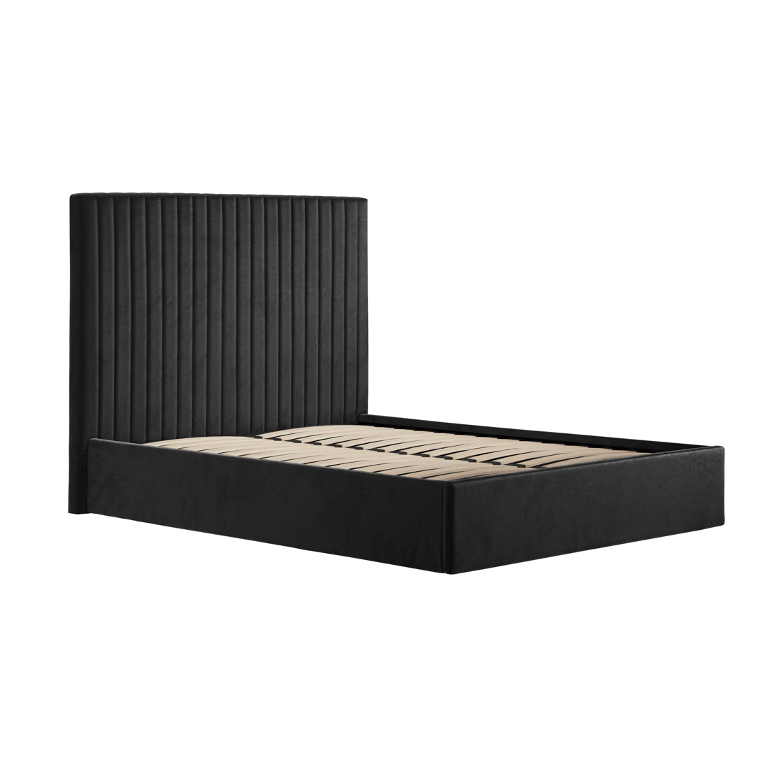 Berlin Black Tall Double Bed (4 sizes)