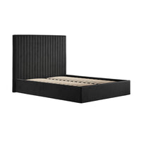 Berlin Black Tall Double Bed (4 sizes)
