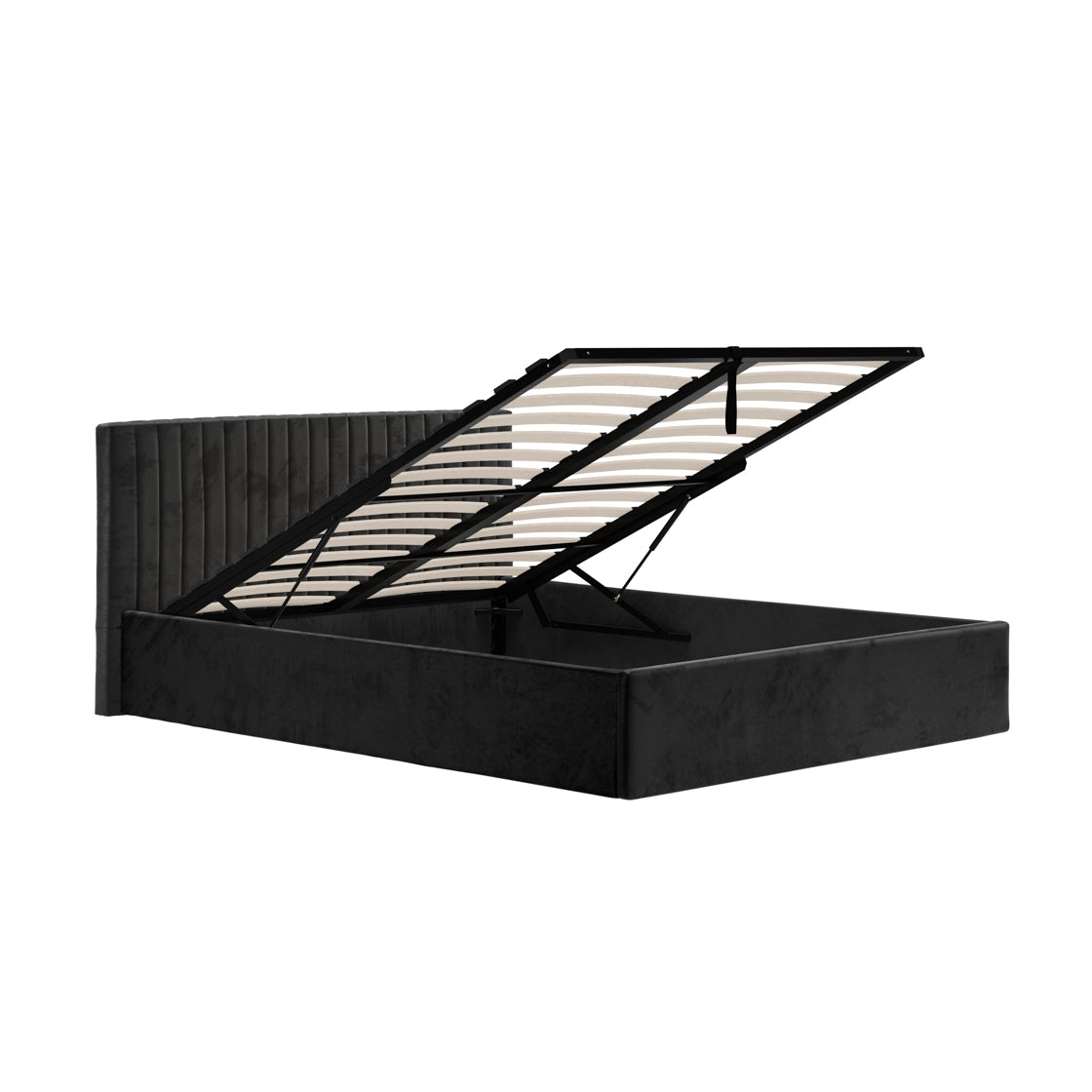 Berlin Black Double Bed (4 sizes)