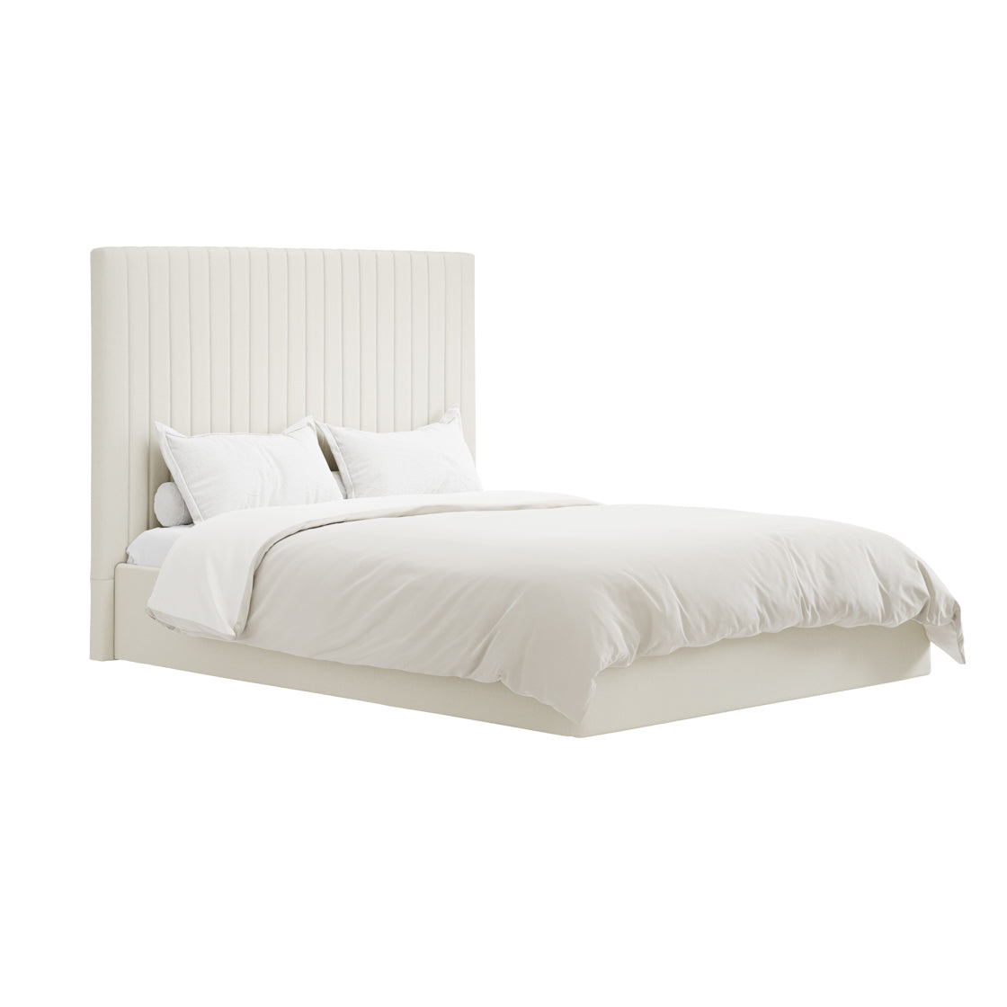 Berlin Milk Tall Double Bed (4 sizes)