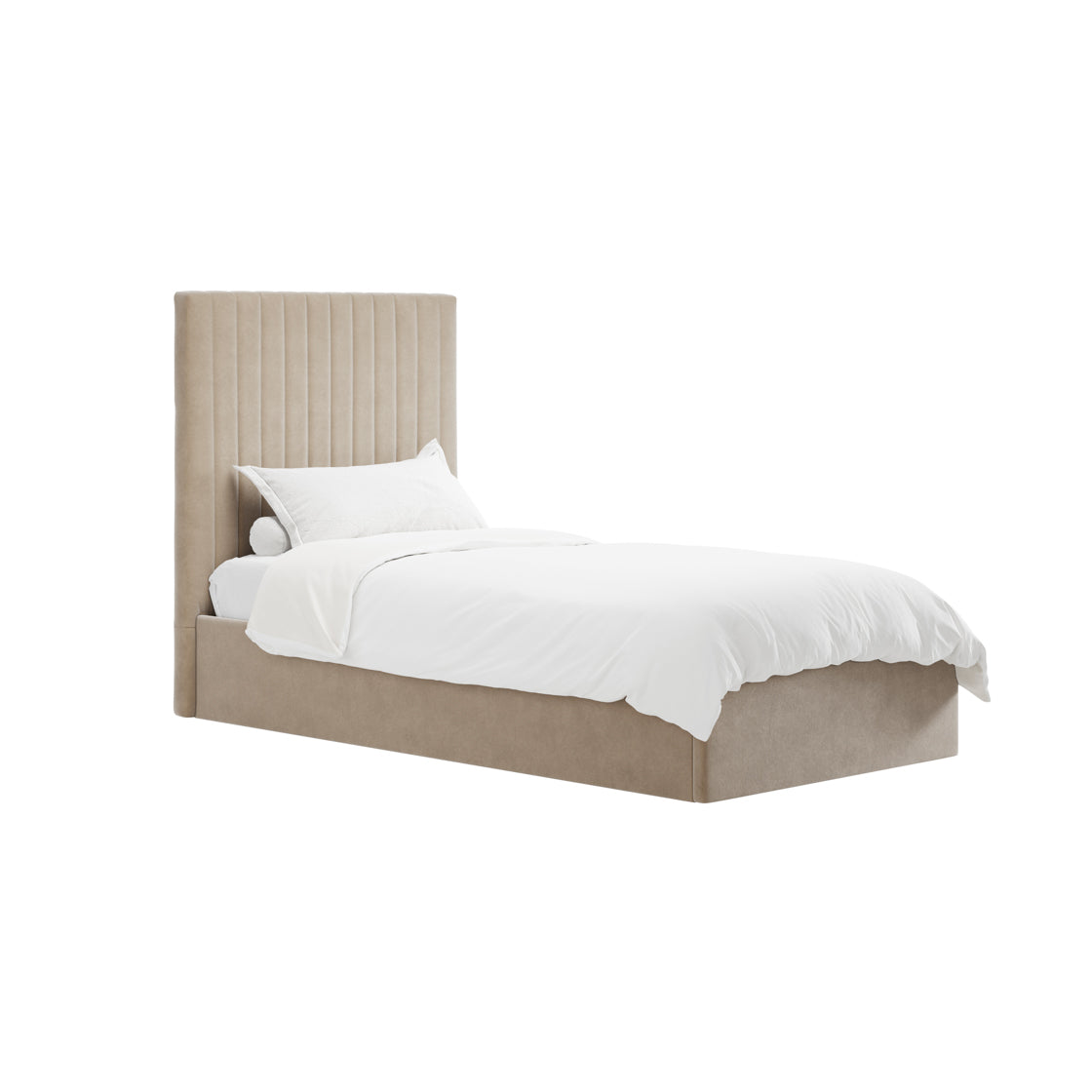 Berlin Beige Tall Double Bed (4 sizes)