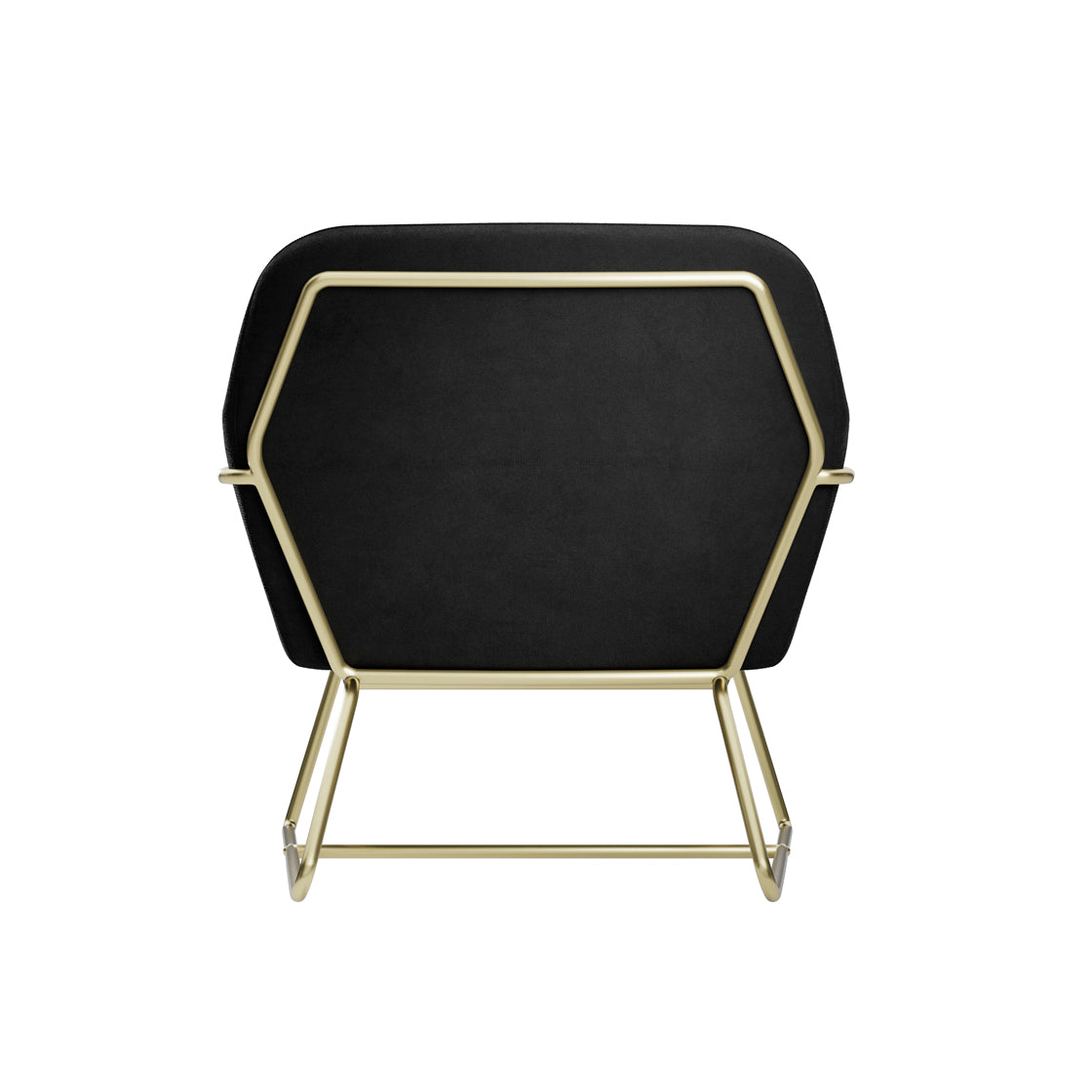 CHARLES ARMCHAIR IVORY BOUCLE / MATTE BLACK