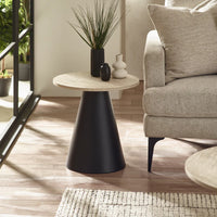 Elgon Travertine Effect Coffee and Lamp Table Set (pre order)