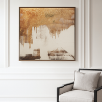 Astratto Abstract Gold Foil Wall Art