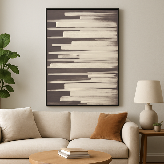 Astratto Canvas Black Wall Art
