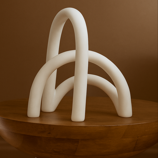 Broc White Sculpture