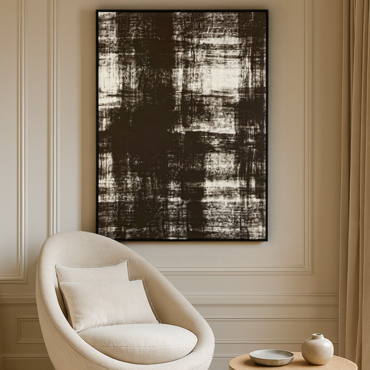 Astratto Black And White Classic Wall Art