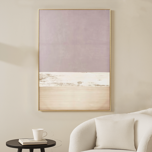 Astratto Canvas Gold and Grey Foil Wall Art