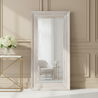 Harewood White Washed  Large Mirror