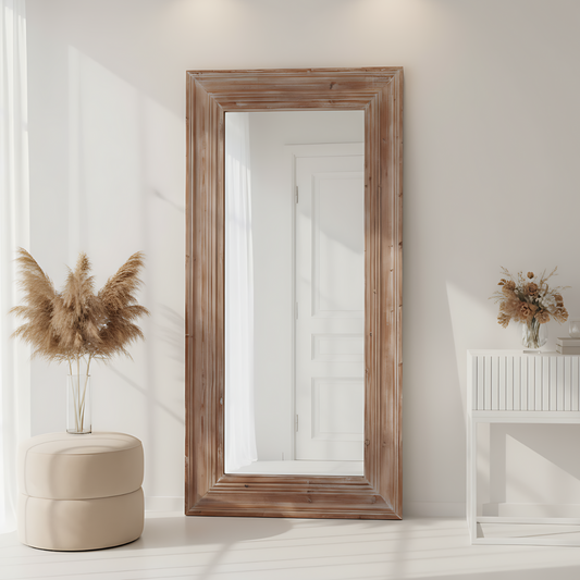 Newby Washed Wood Large Mirror