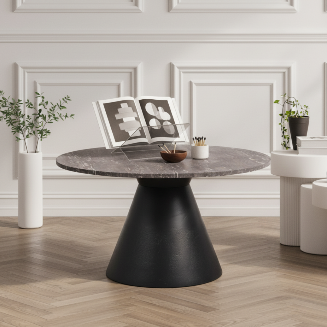 Clifton II Travertine Coffee Table Large