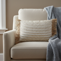 Ribble Cushion Ivory 30x50x2cm