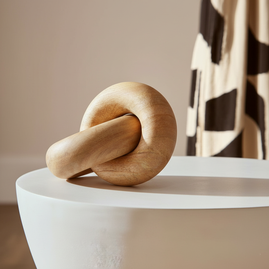 Cato Natural Wood Small Knot Decor