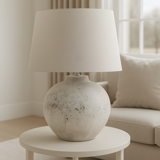Tiber Large Stone Ceramic Lamp