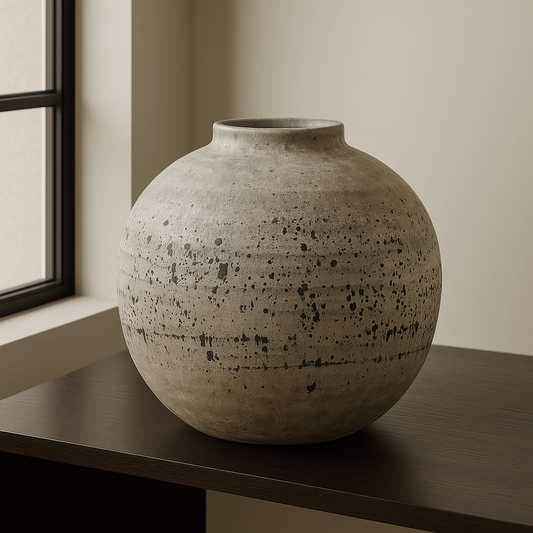 Tiber Large Stone Ceramic Vase