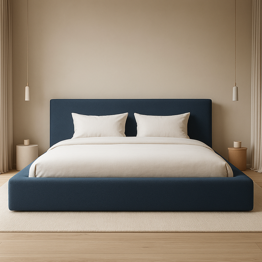 Soho Ink Blue King Bed