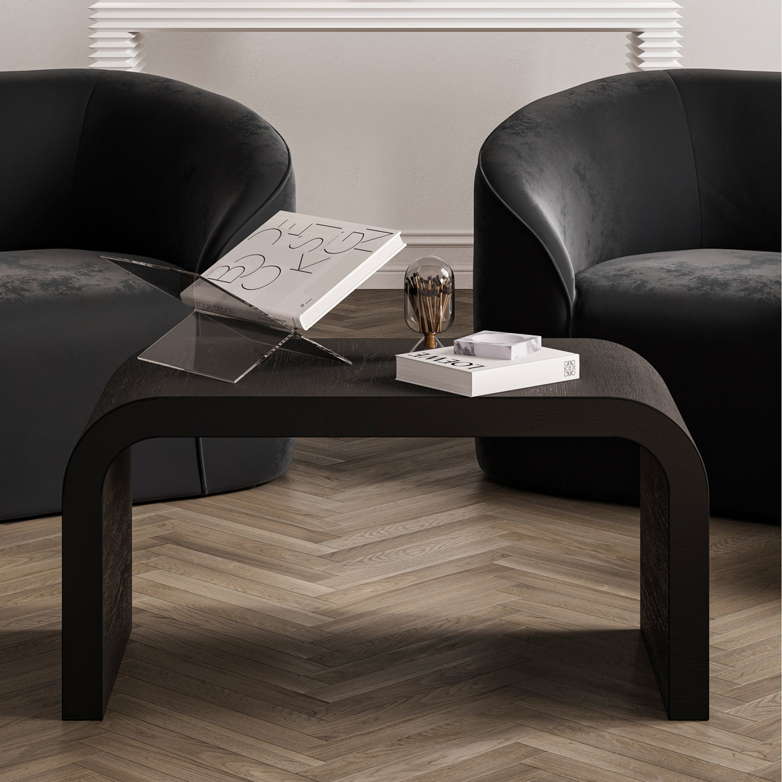 LAKE BLACK COFFEE TABLE