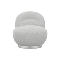 LANGHAM CLOUD GREY SWIVEL CHAIR